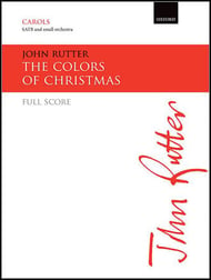 The Colors of Christmas Score choral sheet music cover